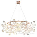 Chandelier Luxo moderno grande LED LED Light Home